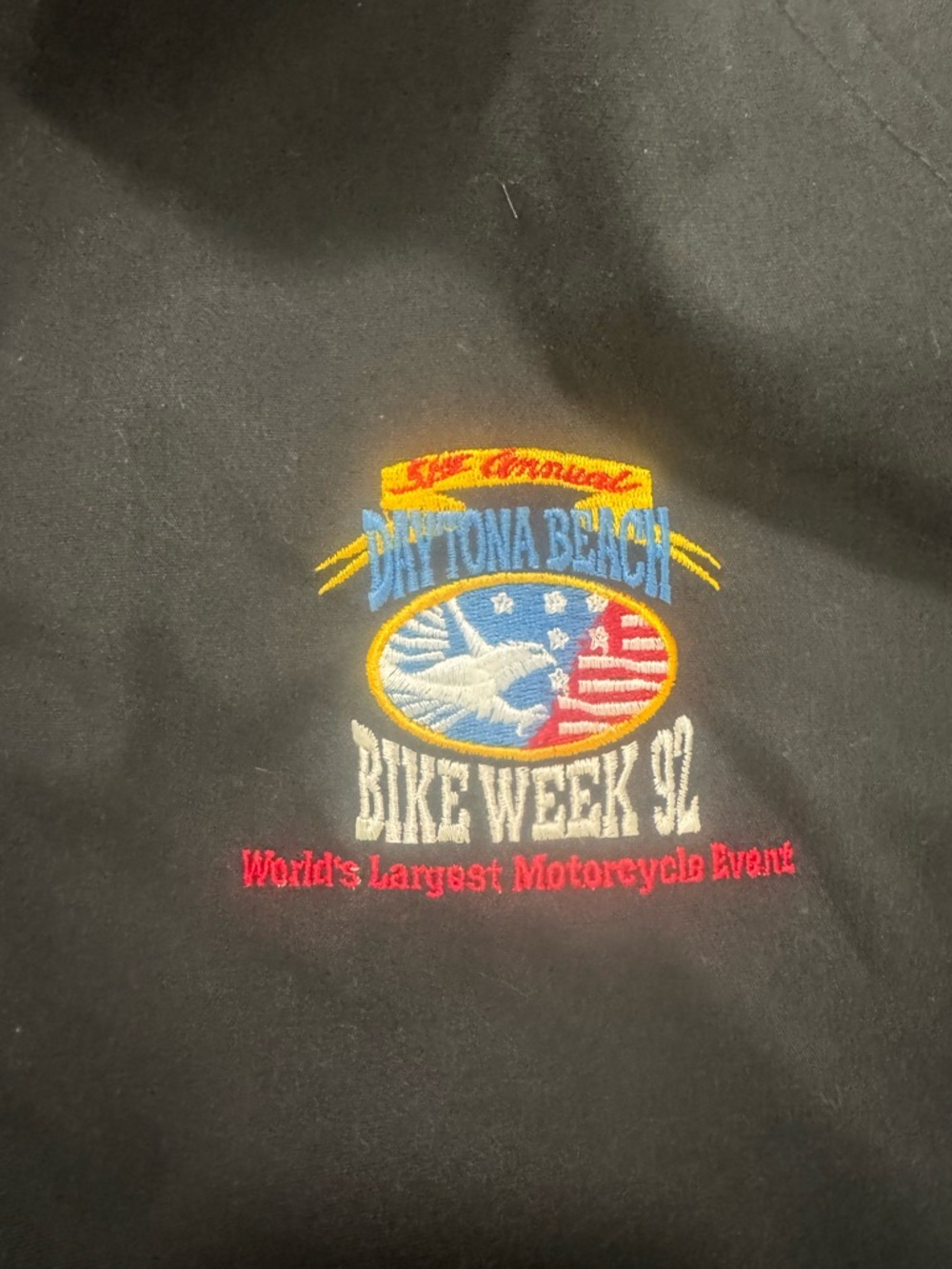 🔥 Vintage 1992 Daytona Beach Bike Week Jacket – Made in USA 🇺🇸